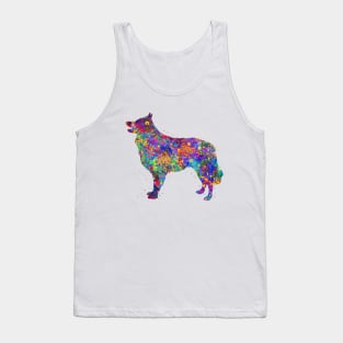 Schipperke Dog watercolor Tank Top